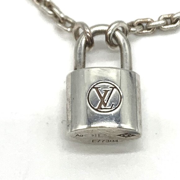 LOUIS VUITTON Silver Lockit Charm Bracelet - Picture 2 of 7
